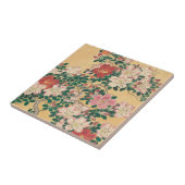  bloemen Azalea Japans schilderen Tegeltje (Zijkant)