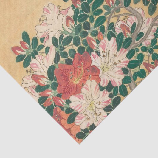  bloemen Azalea Japans schilderen Tissuepapier (Detail)