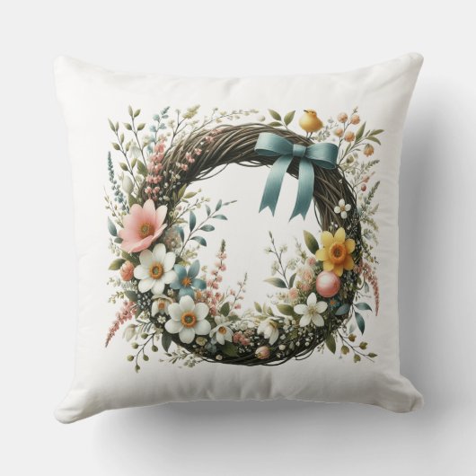 Bloemen baard kussen (Achterkant)