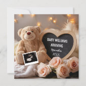 Bloemen Baby Aankondiging voor Social Media (Voorkant)