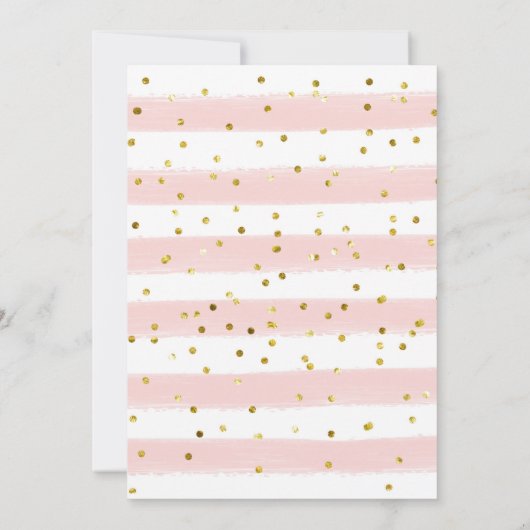 Bloemen Baby in Bloom Baby shower Kaart (Achterkant)