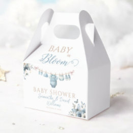 Bloemen Baby in Bloom Batterfly Baby Boy Shower Bedankdoosjes