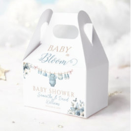 Bloemen Baby in Bloom Batterfly Baby Boy Shower Bedankdoosjes