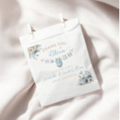 Bloemen Baby in Bloom Blue Baby Boy Shower Bedankzakje