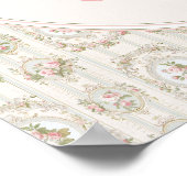  Bloemen Baby Naam Wandkunst Poster (Hoek)