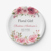 Bloemen Baby shower Roos Kleurrijk