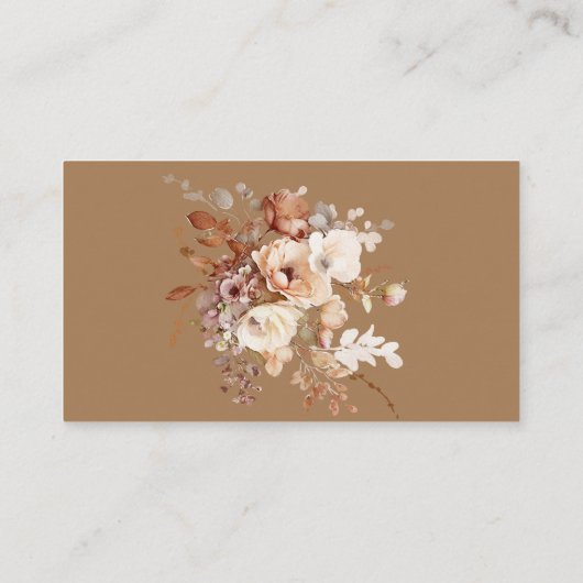 Bloemen Baby shower, Wishing Well, Informatiekaartje (Achterkant)