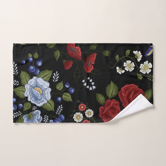 Bloemen Bad Handdoek (Handdoek)