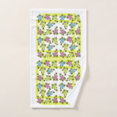  bloemen bad handdoek (Handdoek)