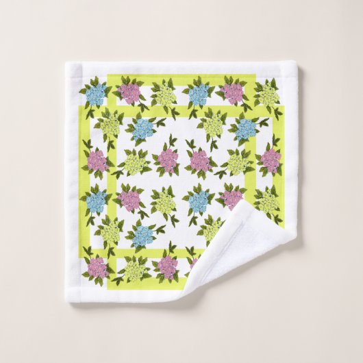  bloemen bad handdoek (Wasdoekje)