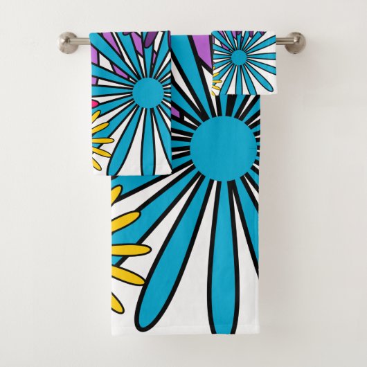 Bloemen Bad Handdoek (Insitu)