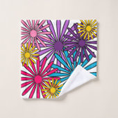Bloemen Bad Handdoek (Wasdoekje)