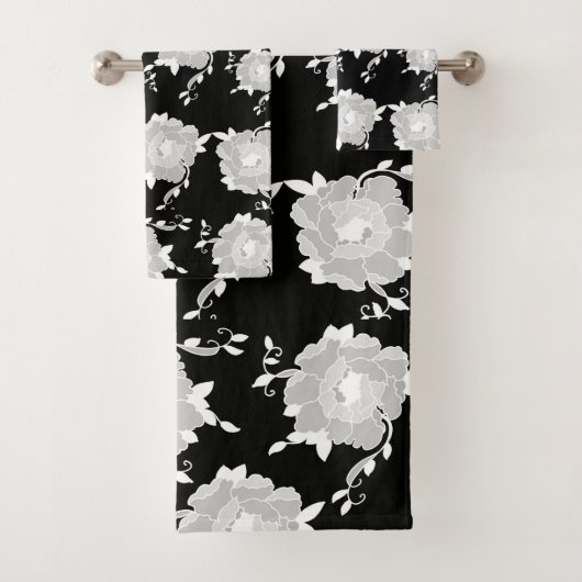bloemen bad handdoek (Insitu)