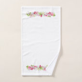 Bloemen Bad Handdoek (Handdoek)