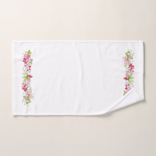 Bloemen Bad Handdoek (Handdoek)
