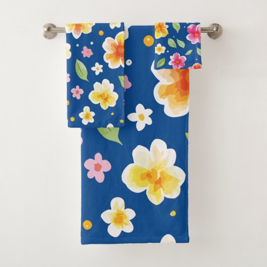 Bloemen Bad Handdoek (Insitu)