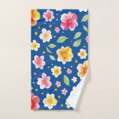 Bloemen Bad Handdoek (Handdoek)