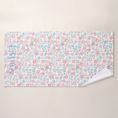 Bloemen Badhanddoek (Badhanddoek)