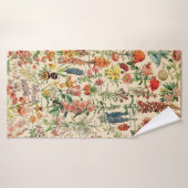 bloemen badhanddoek (Badhanddoek)