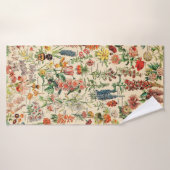 bloemen badhanddoek (Badhanddoek)