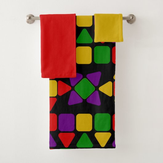 Bloemen badhanddoekset bad handdoek (Insitu)