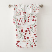 Bloemen Badkamer Accessoires Bad Handdoek (Insitu)