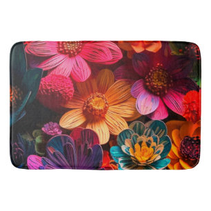 bloemen badmat