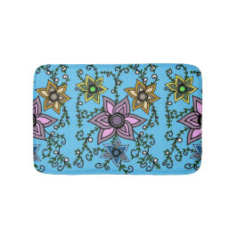 bloemen badmat
