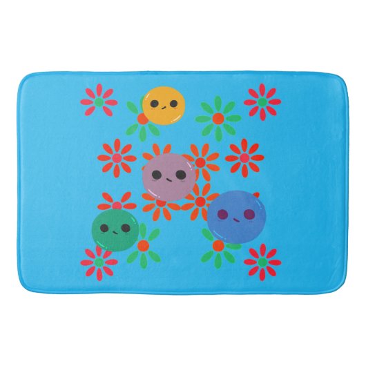 Bloemen badmat! badmat (Voorkant)
