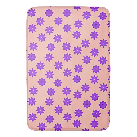 Bloemen badmat! badmat (Voorkant Verticaal)