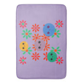 Bloemen badmat! badmat (Voorkant Verticaal)