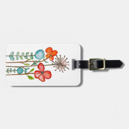 Bloemen Bagagelabel
