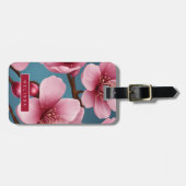 Bloemen Bagagelabels (Voorkant horizontaal)