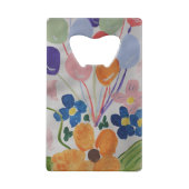 Bloemen & Ballonnen Flesopener Creditkaart Flessenopener (Achterkant)