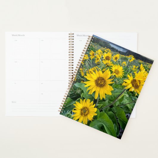 Bloemen | Balsomroot Columbia River, Oregon Planner (Display)
