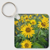 Bloemen | Balsomroot Columbia River, Oregon Sleutelhanger (Voorkant)