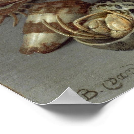 Bloemen - Balthasar van der Ast Fine Art Poster (Hoek)