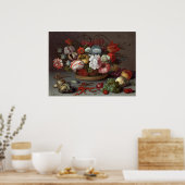 Bloemen - Balthasar van der Ast Fine Art Poster (Keuken)