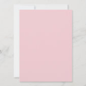 bloemen | Baptisme-uitnodiging Kaart (Achterkant)