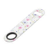 Bloemen Bar Sleutelveer Speed Flessenopener (Voorkant Gekanteld)