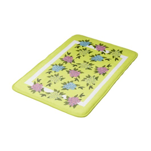 bloemen Bath Mat (Gekanteld)