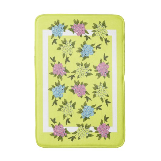  bloemen Bath Mat (Voorkant Verticaal)