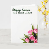 Bloemen bedank kaart (Gele Bloem)