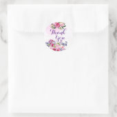 Bloemen Bedanken Stickers (Tas)