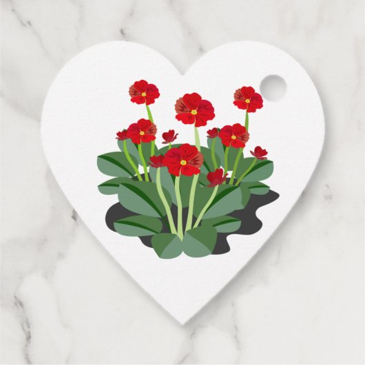 Bloemen Bedankjes Labels (Achterkant)