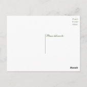 Bloemen Bedankt Gele Zonnebloem Bloemen Trouwen Briefkaart (Achterkant)