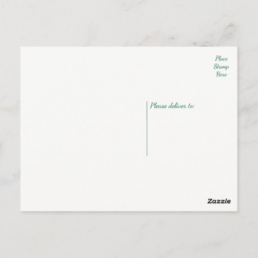 Bloemen Bedankt Zonnebloem Geel Groene Bloemen Briefkaart (Achterkant)