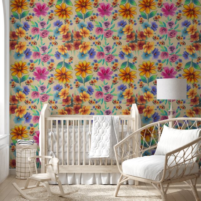 Bloemen 💐 behang (Kinderen)