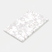 Bloemen behang 1 post-it® notes (Schuin)