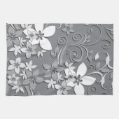 Bloemen behang 2 theedoek (Horizontaal)